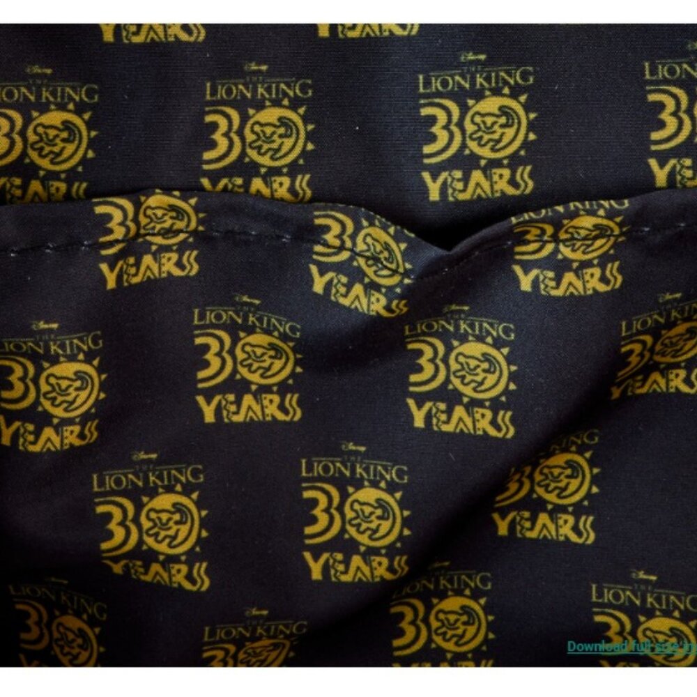 Loungefly Disney Lion King 30th Anniversary All-Over Print Canvas Mini Backpack - Picture 4 of 9